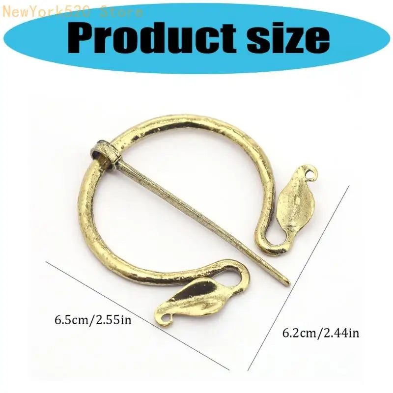 Vintage Alloy Brooch Pin – DIY Craft & Costume Jewelry