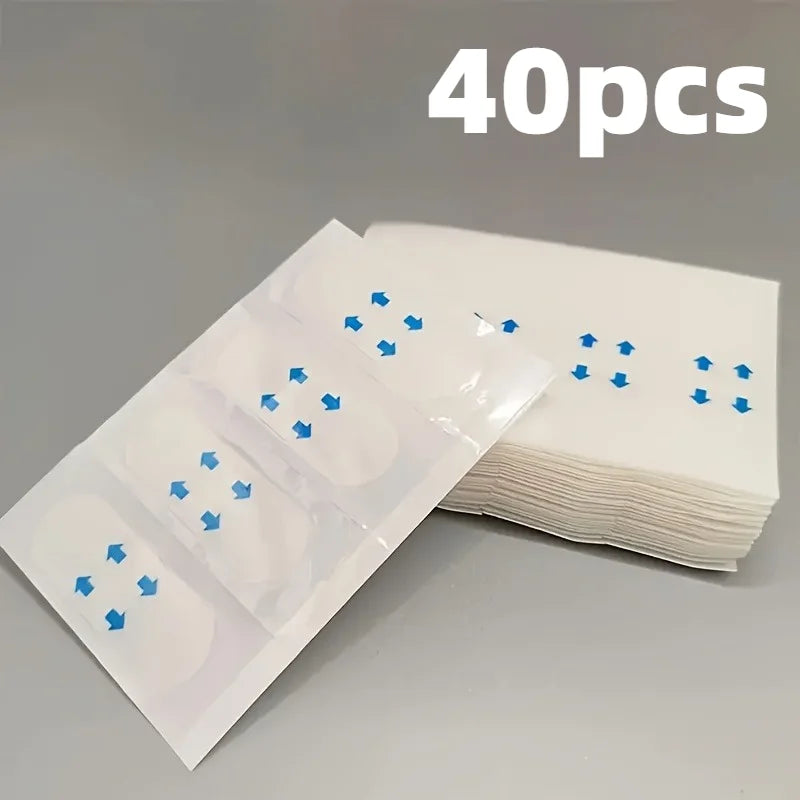 40Pcs Invisible Face Lifting Tape – Waterproof Chin & Neck Lift