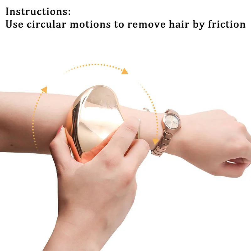 Crystal Glass Hair Remover – Reusable Nano Epilator Tool