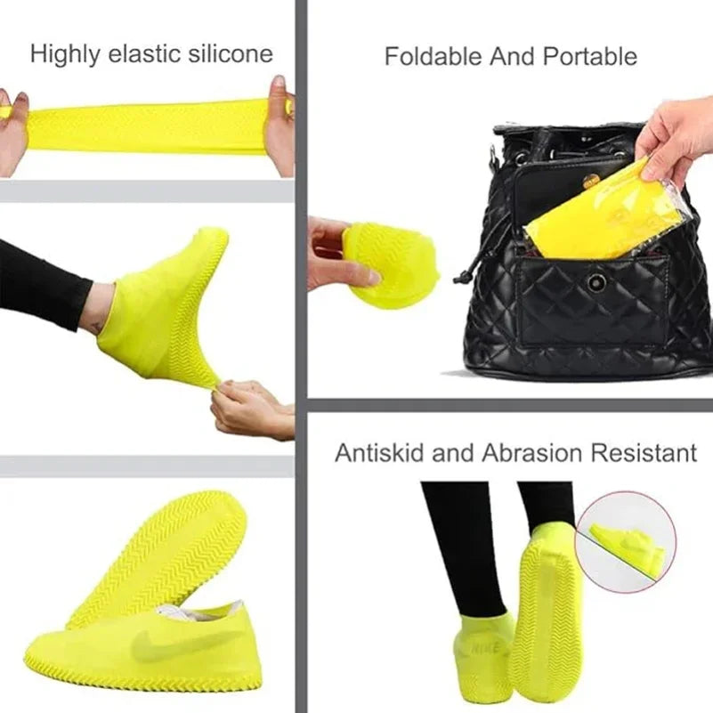 Silicone Waterproof Shoe Covers – Reusable Non-Slip Overshoes