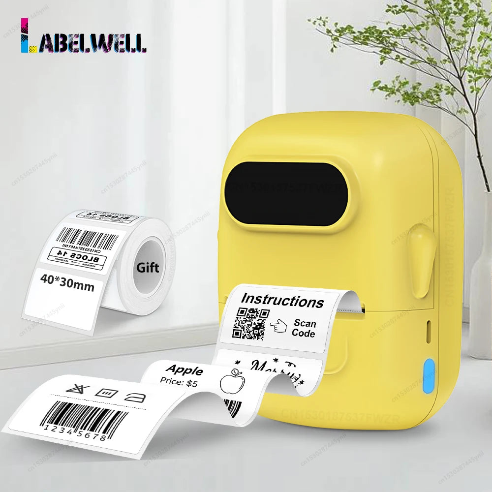 Labelwell P50 Bluetooth Inkless Thermal Label Printer & Maker