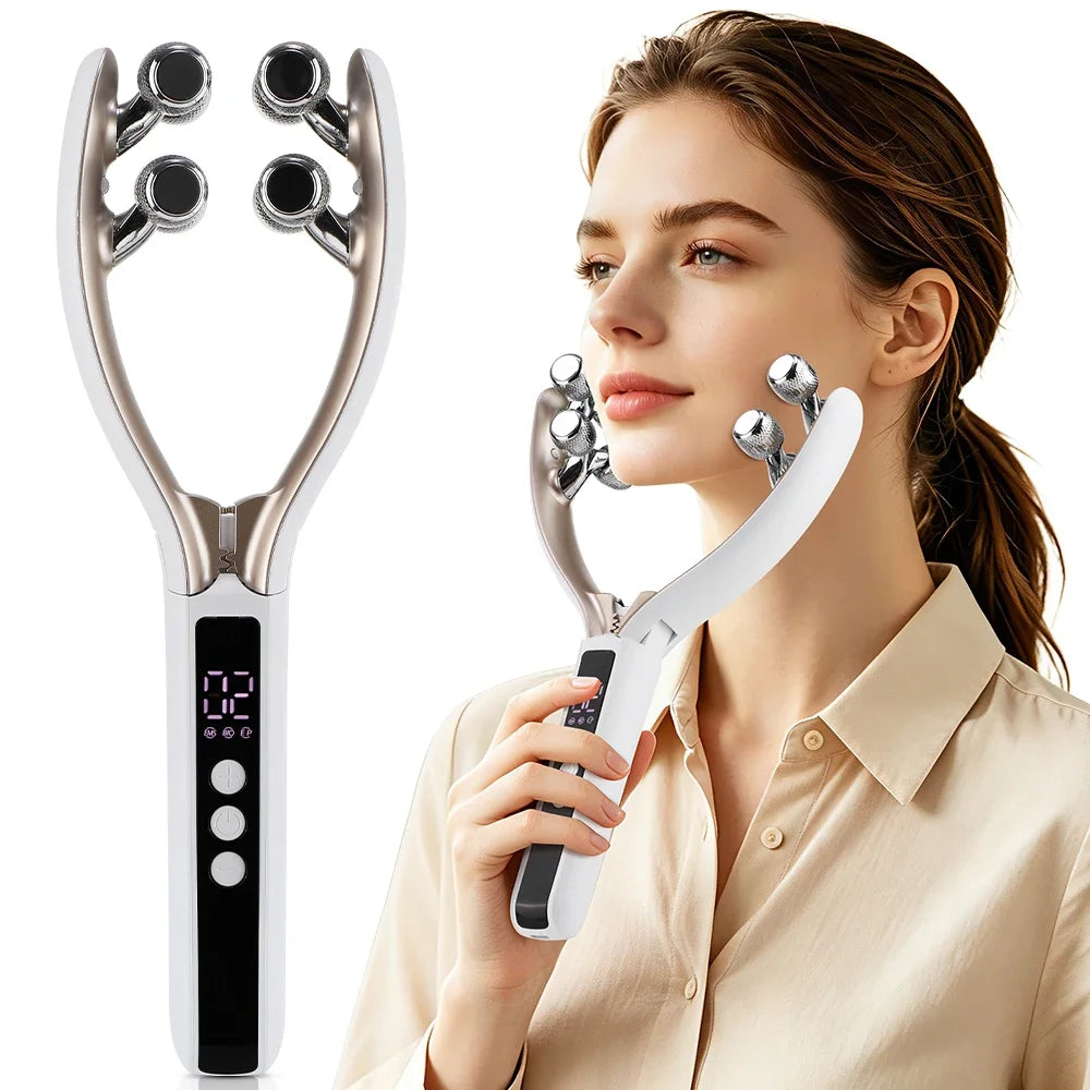 Hailicare EMS Facial Massager V-Shape Lifting Roller | 3 Modes
