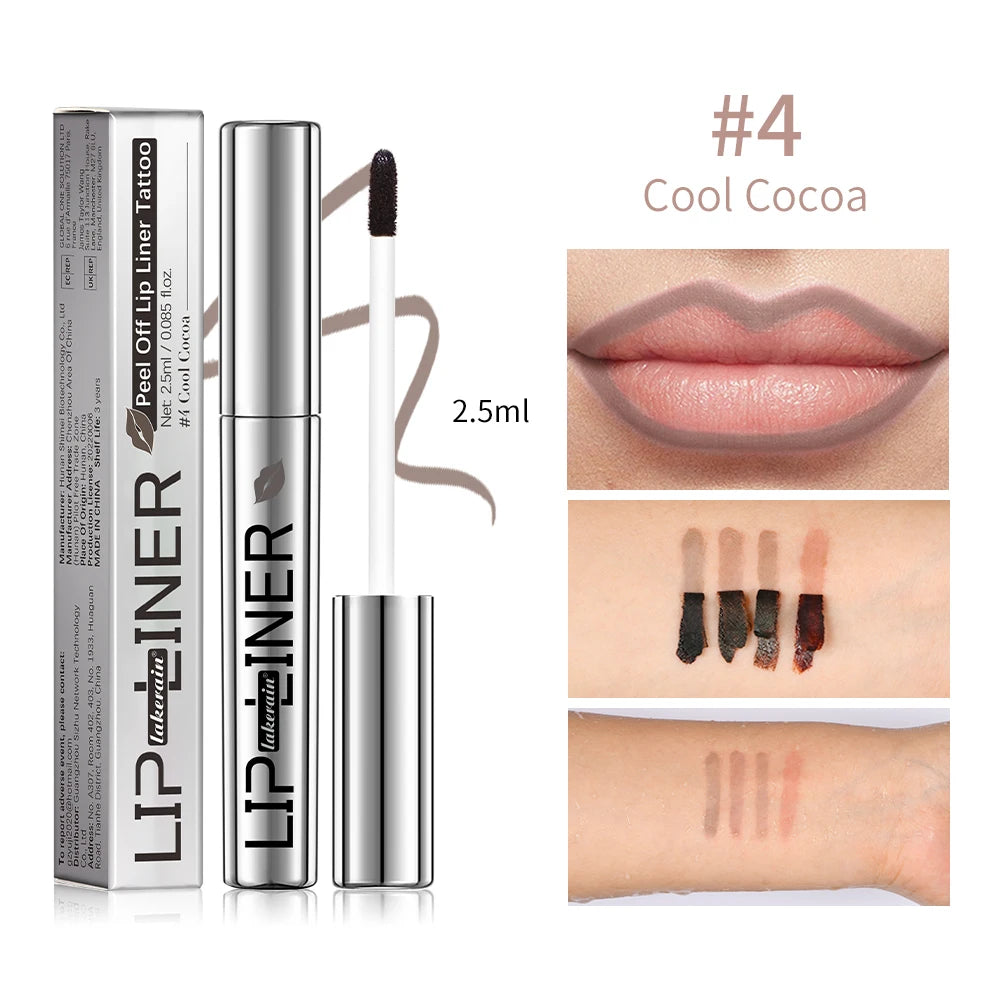 Peel Off Lip Liner Tattoo – Matte Waterproof Long-Lasting Stain
