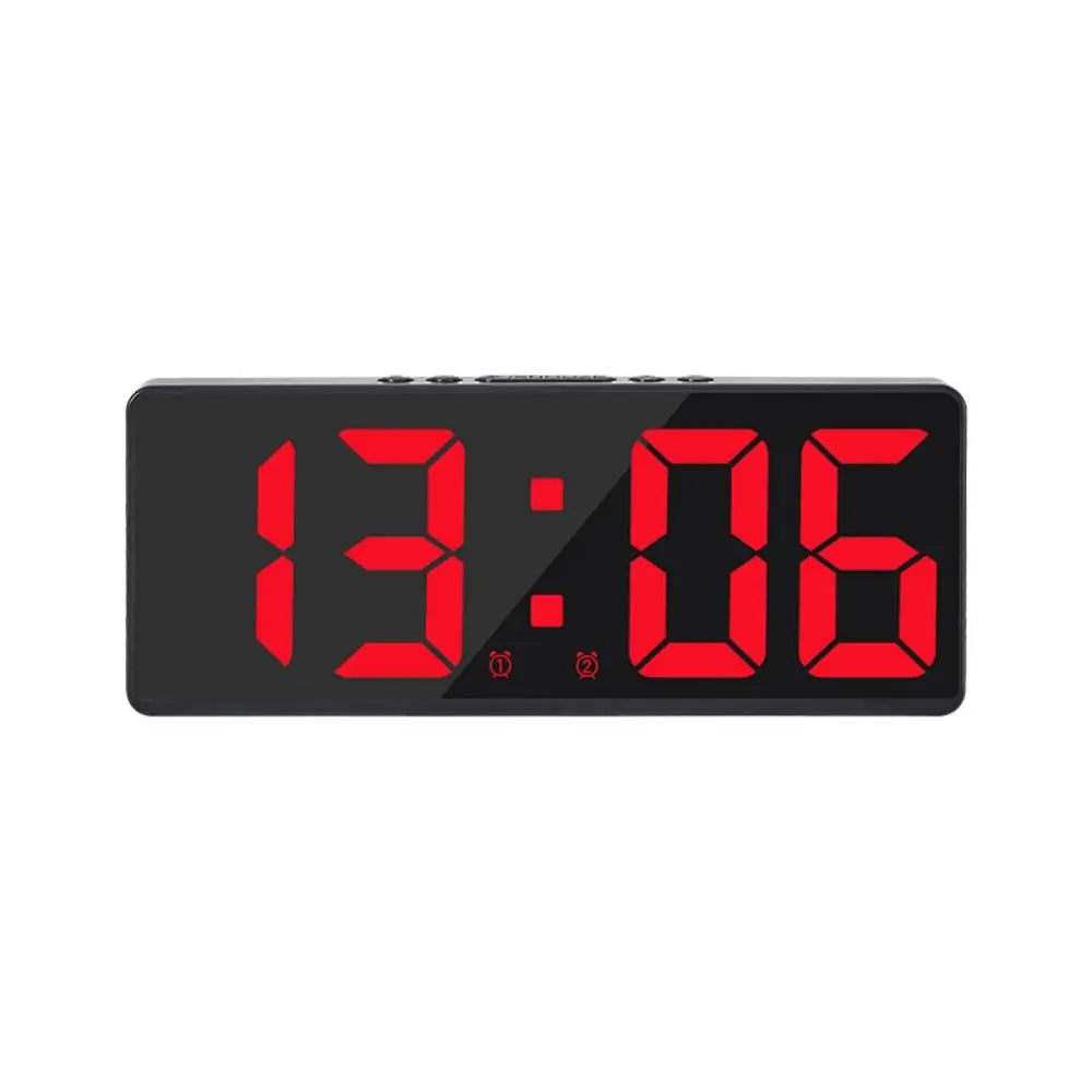 LED Alarm Clock with Nightlight, Temperature & Calendar