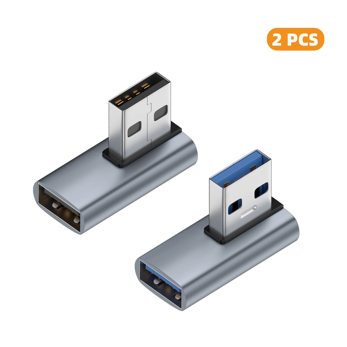 USB-A Female to Male Adapter 90°/180° Angled 10Gbps Converter