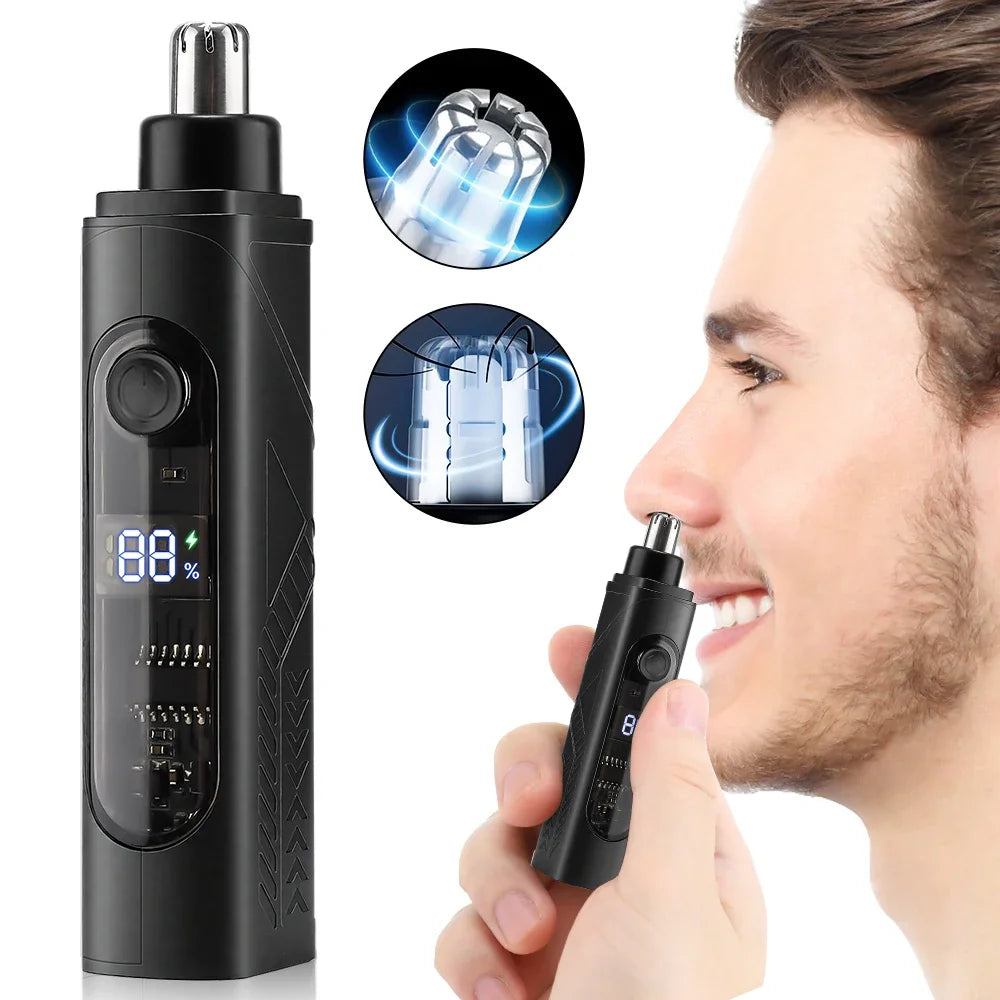 AFDEAL Electric Nose & Ear Trimmer 360° Blade Type-C