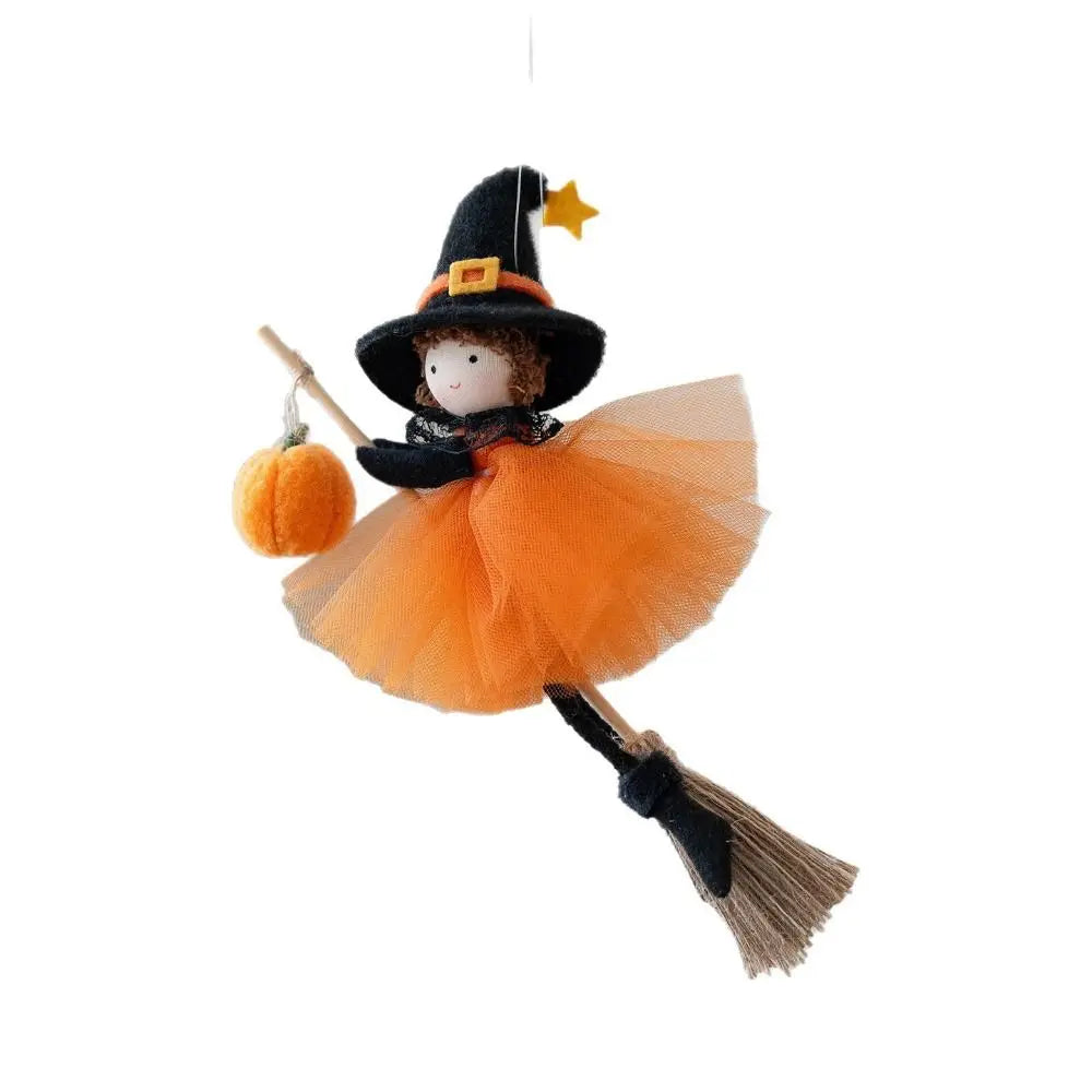 Halloween Hanging Witch Ghost Pumpkin Decorations – 2pc Set