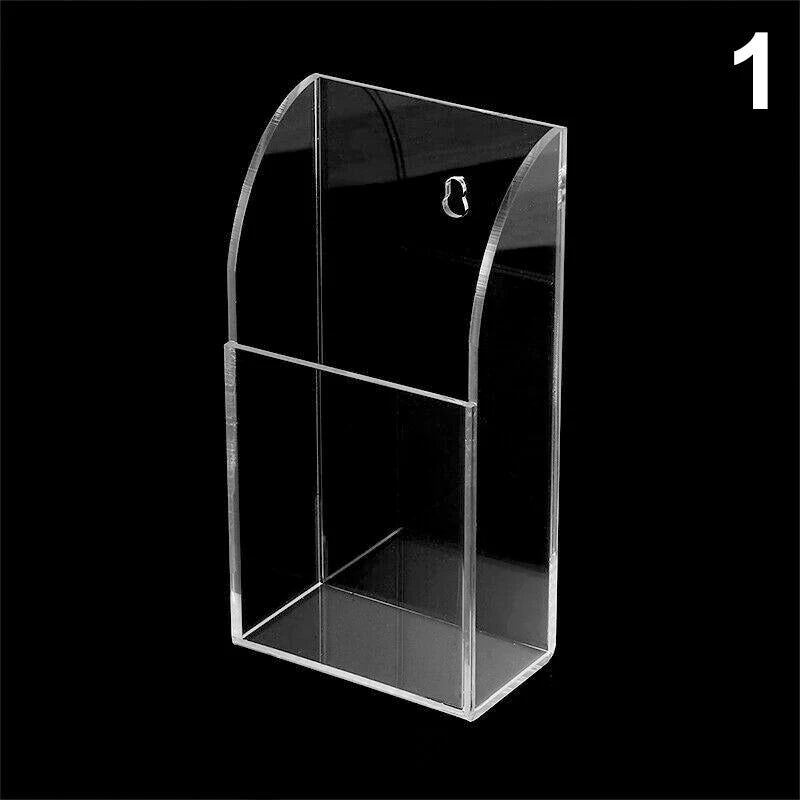 Clear Acrylic Remote Control Holder – Bedside Desk Organizer