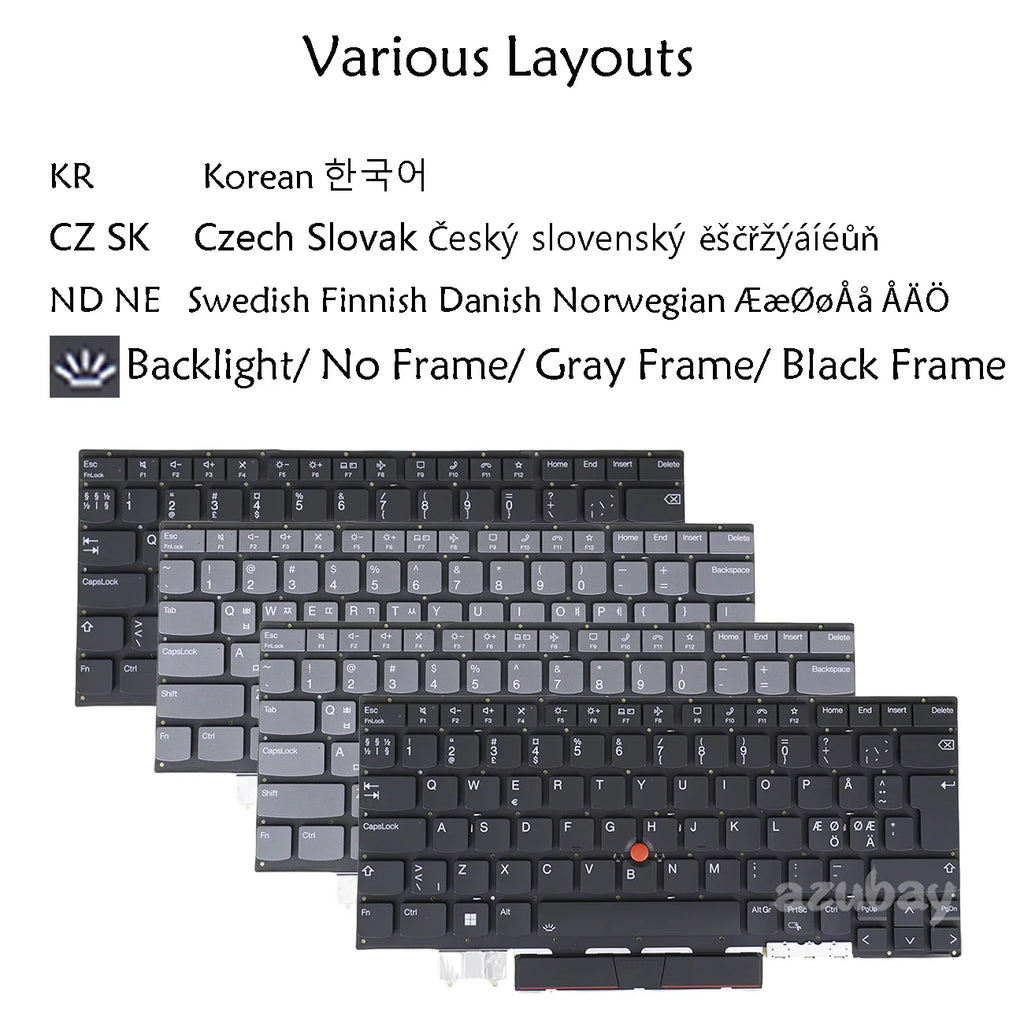 Backlit Keyboard Lenovo ThinkPad X1 Yoga 6th Gen 20XY 20Y0