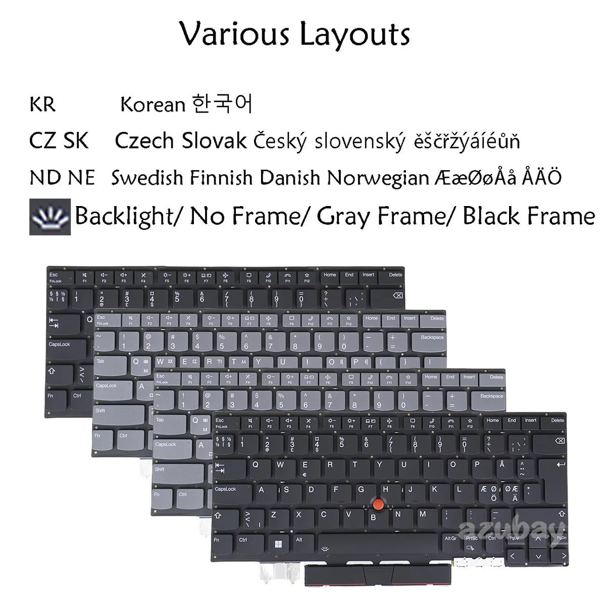 Backlit Keyboard Lenovo ThinkPad X1 Yoga 6th Gen 20XY 20Y0