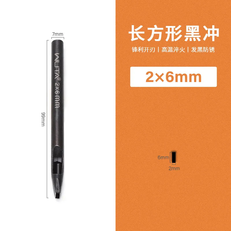 WUTA Rectangular Leather Belt Punch – DIY Manual Strap Tool
