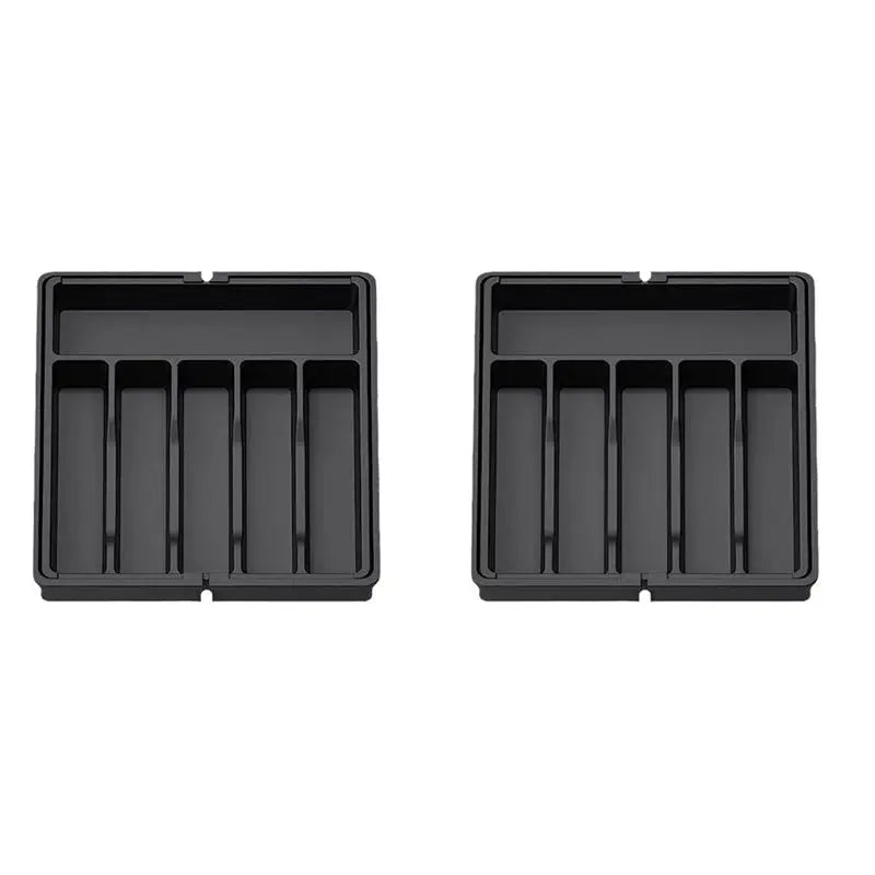 Expandable Cutlery Drawer Organizer – Adjustable Silverware Tray