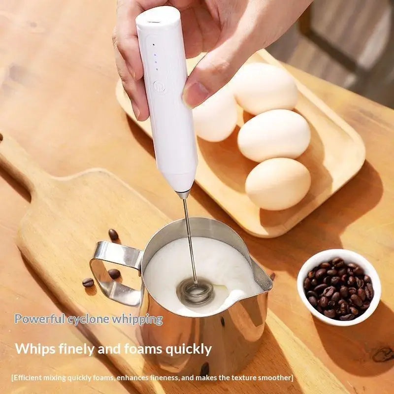 VIBE Handheld Electric Milk Frother & Coffee Whisk Mixer