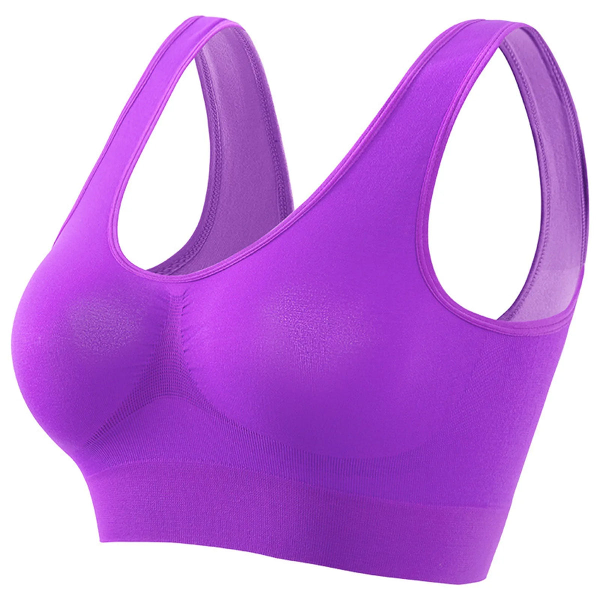 Women's Seamless Wireless Bra Sports Crop Top S–5XL