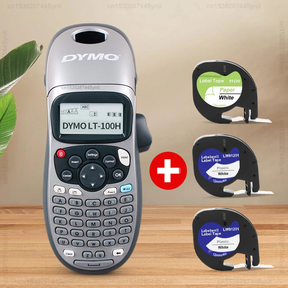 DYMO LetraTag LT-100H Label Maker with Case & Label Tape