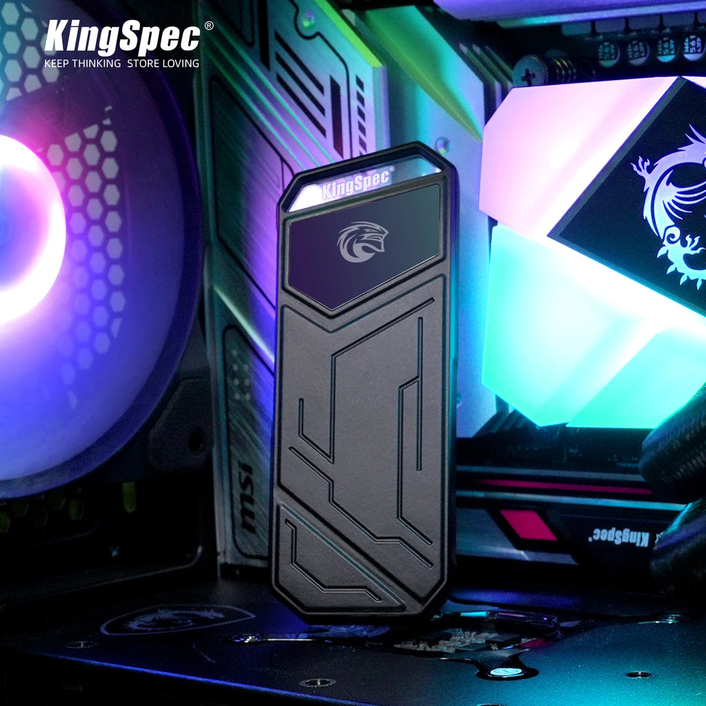 KingSpec Z5 Portable External SSD 2000MB/s USB 3.2 RGB