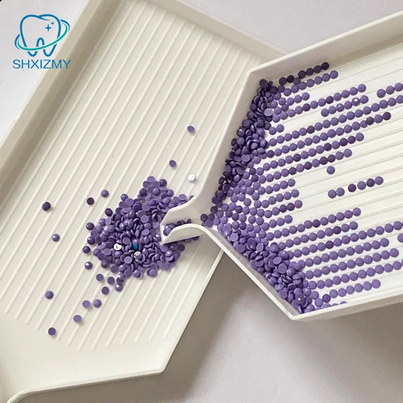 5-Pc Nail Art Rhinestone Sorting Tray & Pick Up Tool Set
