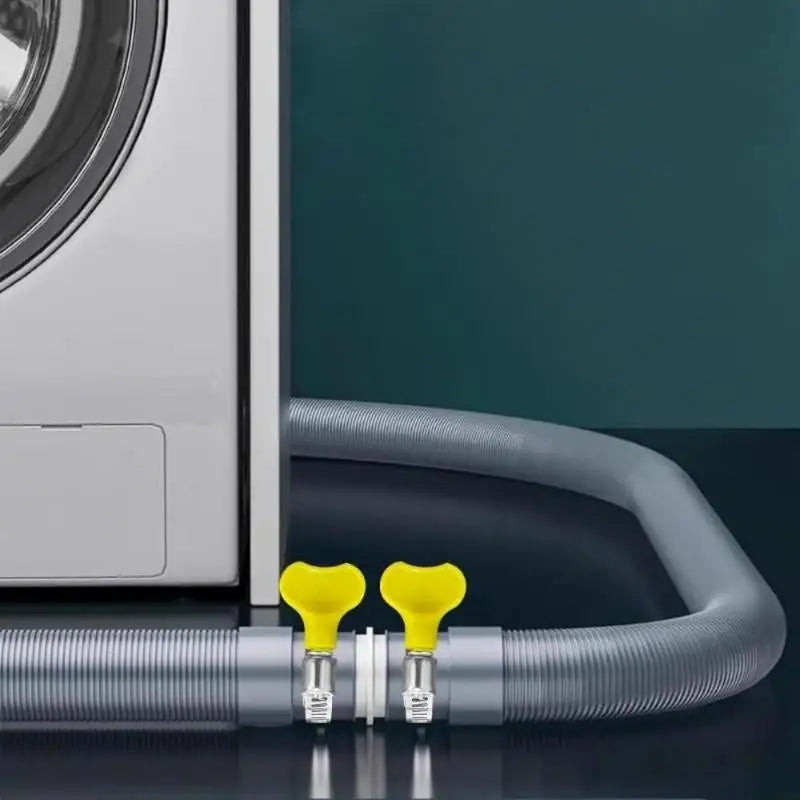 Washing Machine Drain Hose 1M–2M with Clamps – Cuttable