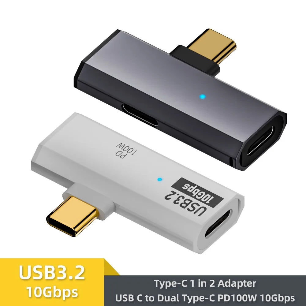 100W USB-C OTG Adapter – 10Gbps Fast Charging Converter