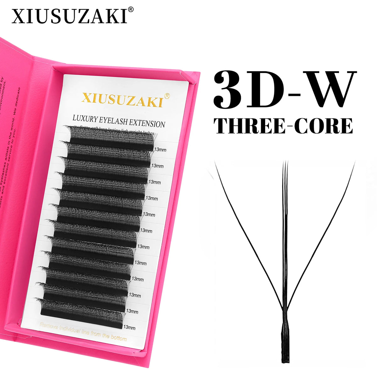 XIUSUZAKI W-Shape Premade Fan Lash Extensions 2D–8D YY