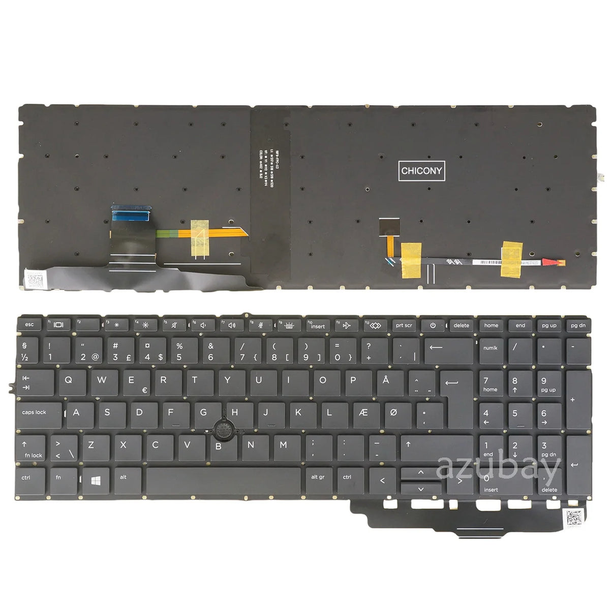 Backlit HP EliteBook 850 855 G7 G8 Keyboard – Multi-Language