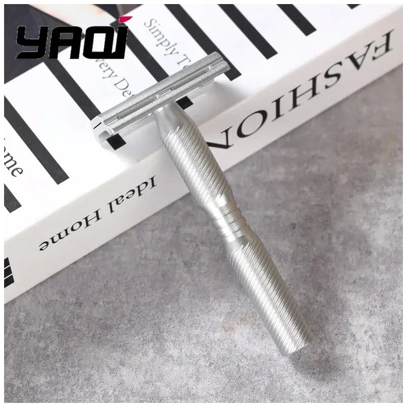 YAQI Ghost Aluminum Safety Razor – Lightweight Wet Shave