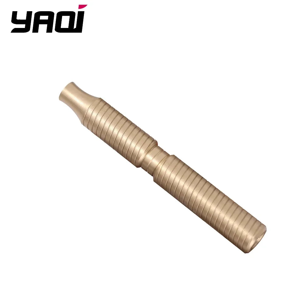 YAQI 88mm Solid Brass Safety Razor Handle – Nickel Finish