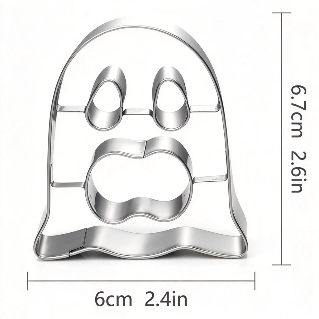 Halloween Cookie Cutter Set – Stainless Steel Pumpkin & Ghost
