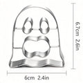 Halloween Cookie Cutter Set – Stainless Steel Pumpkin & Ghost