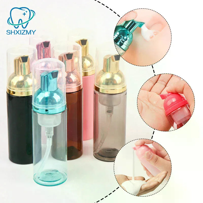60ml Refillable Foam Pump Bottle – Travel Soap Dispenser