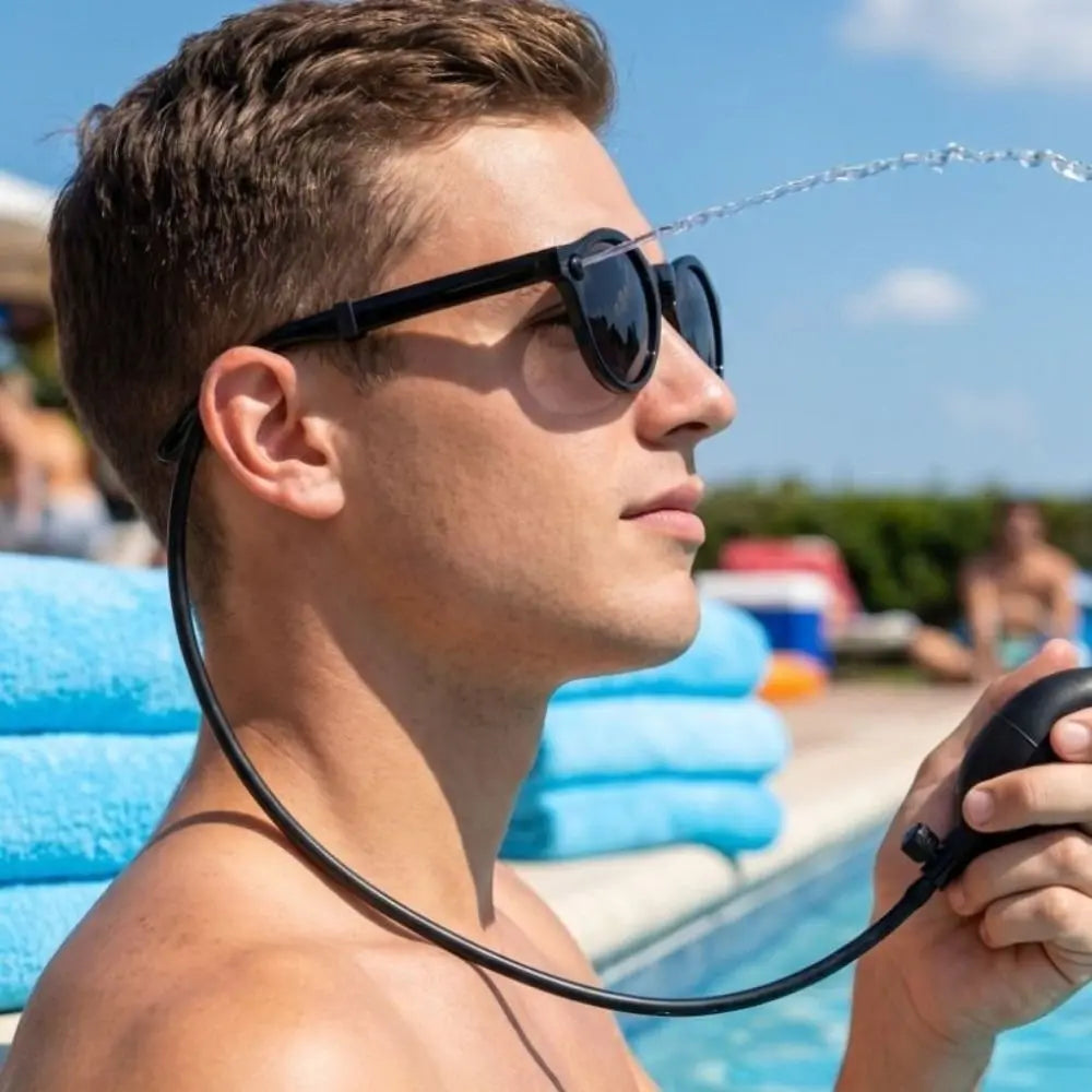 Water Squirting Prank Sunglasses – Refillable 90ml Chamber