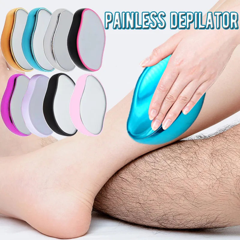 Crystal Glass Hair Remover – Reusable Nano Epilator Tool