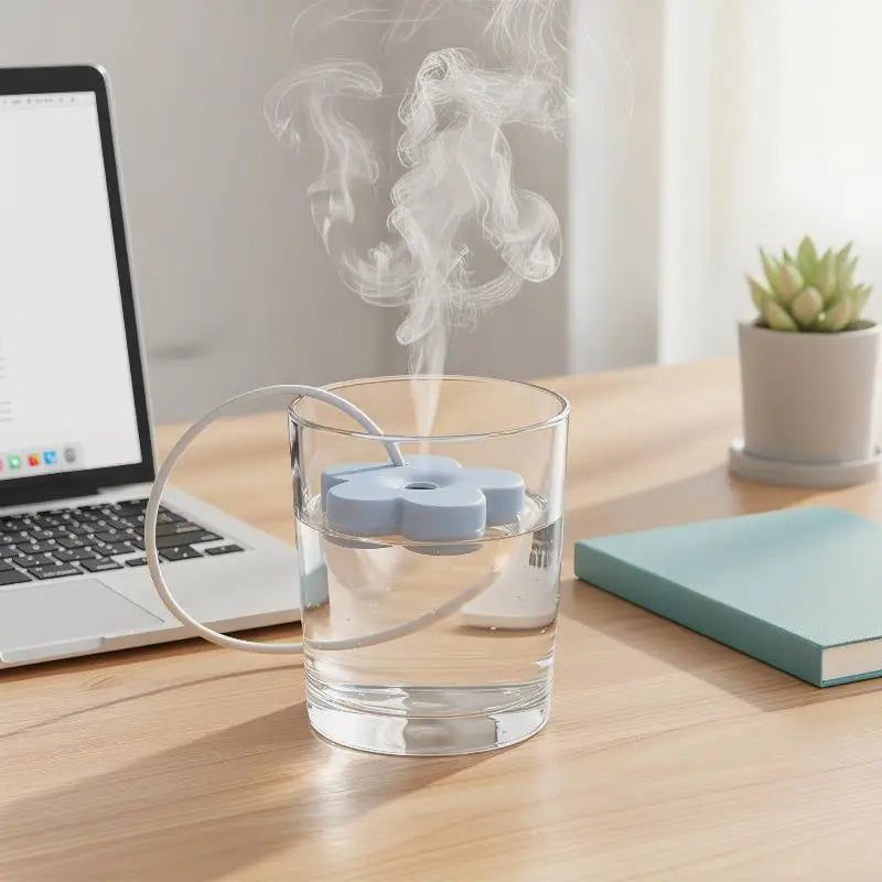 Gmarty Mini USB Humidifier – Portable Flower Mist Diffuser
