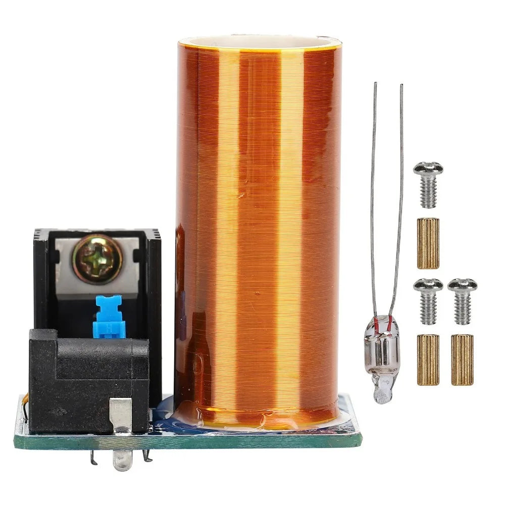 Mini Tesla Coil Kit – DIY Wireless Electricity STEM Module