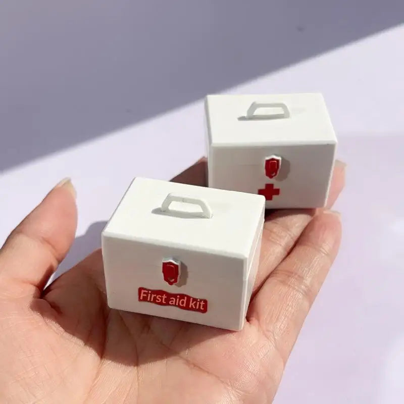 1:12 Dollhouse Miniature Medicine Box Emergency Case Model