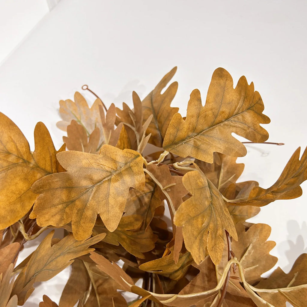 Artificial Maple Leaf Decor – Realistic Silk Flower Arrangement