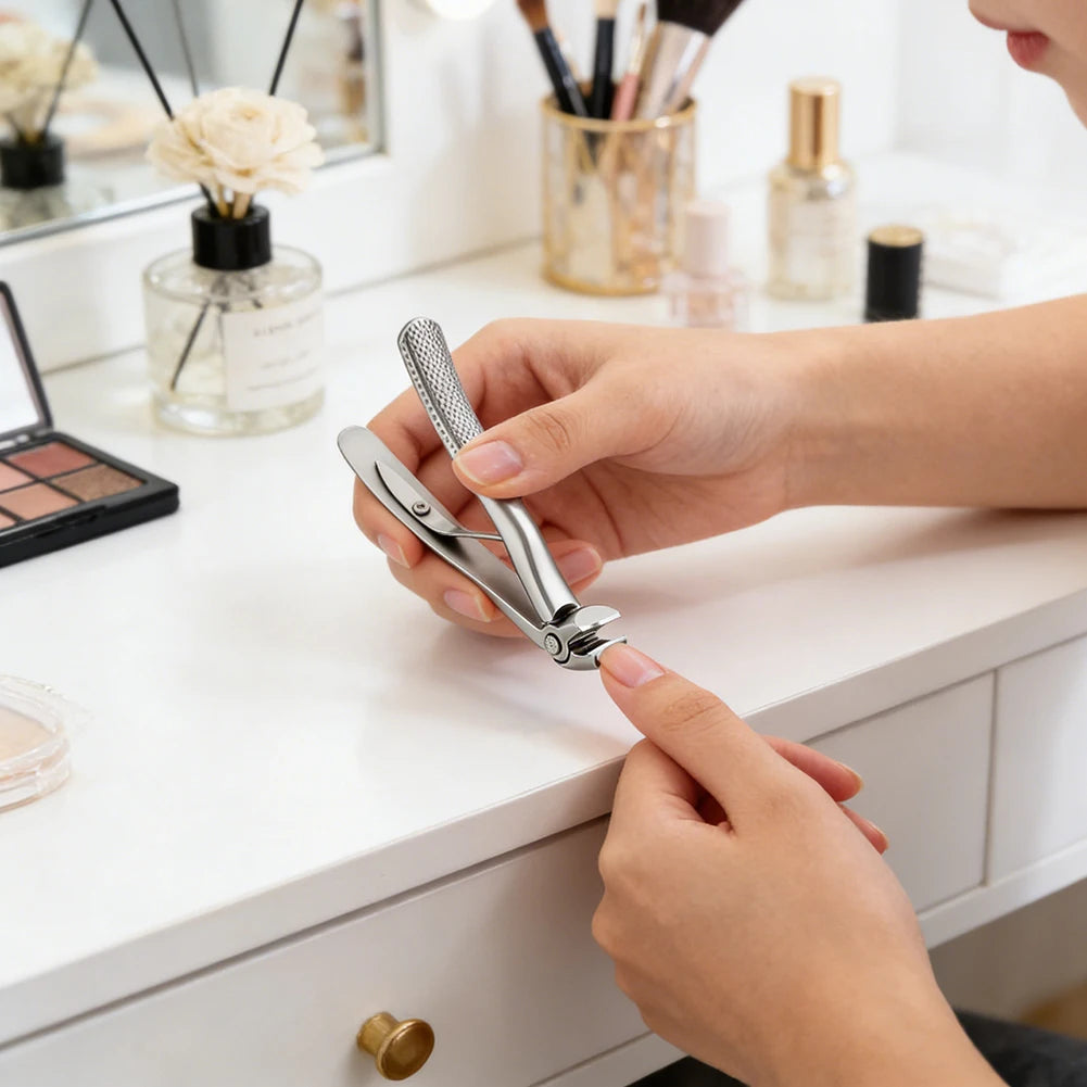 Misscheering Wide-Jaw Toenail Clippers for Thick Nails | Curved Blades