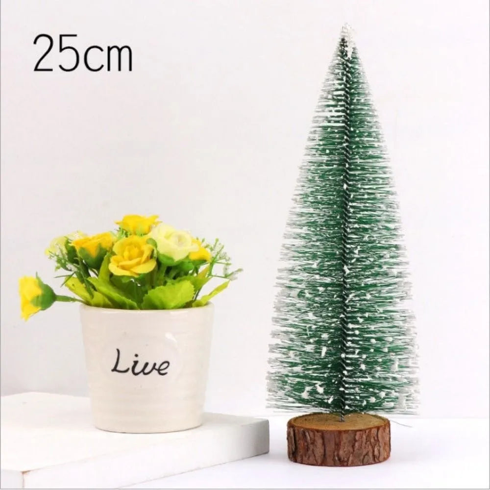 Mini Snow Flocked Pine Trees 5 Sizes – Christmas DIY Decor
