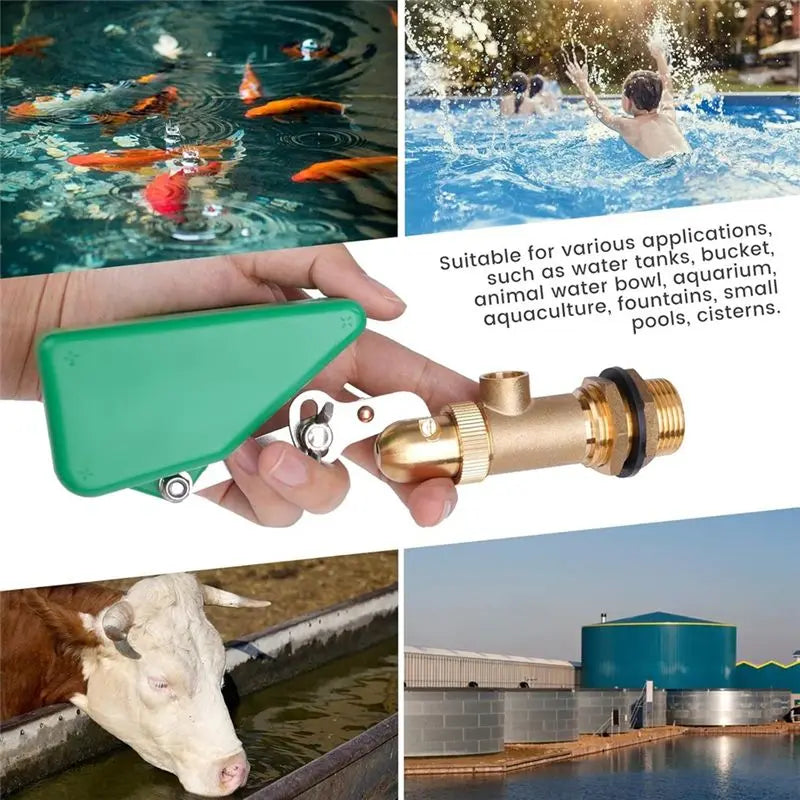 1/2 Inch Brass Float Ball Valve – Adjustable Water Level Control