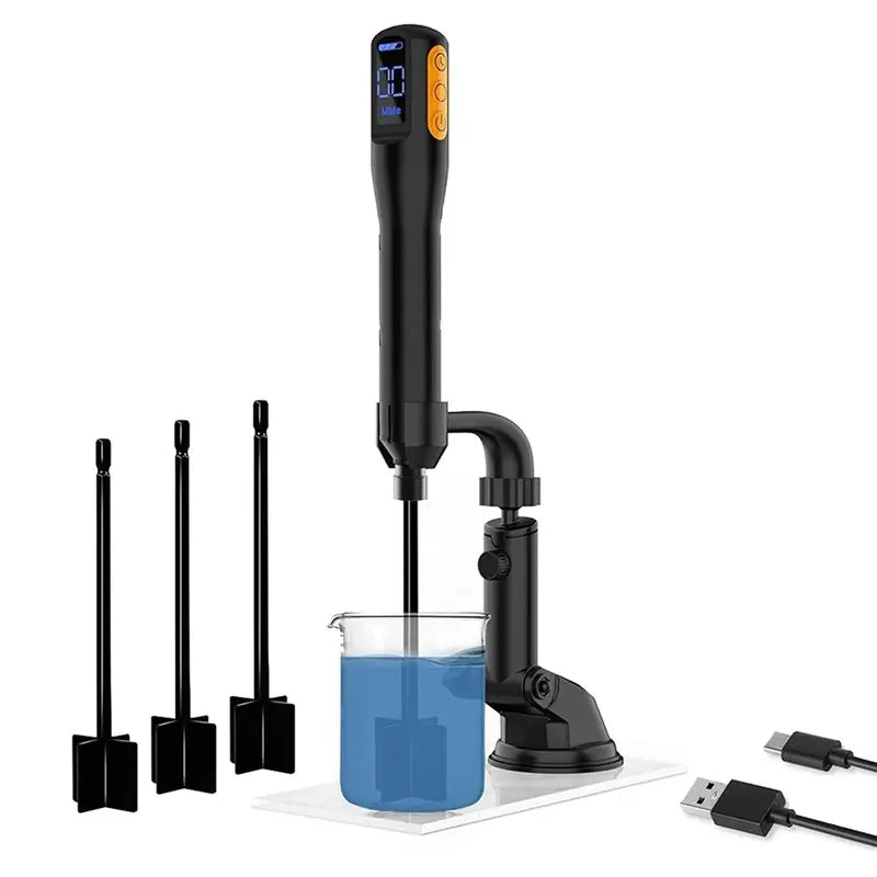 A01F-2X Electric Epoxy Resin Mixer with Timer & Stand