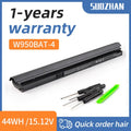 SUOZHAN W950BAT-4 Clevo Laptop Battery 15.12V 44Wh 4-Cell