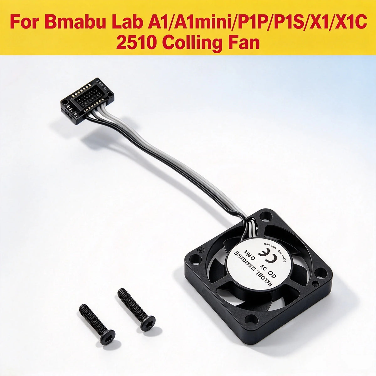 BEGRINT 2510 Cooling Fan for Bambu Lab X1 P1 A1 3D Printer