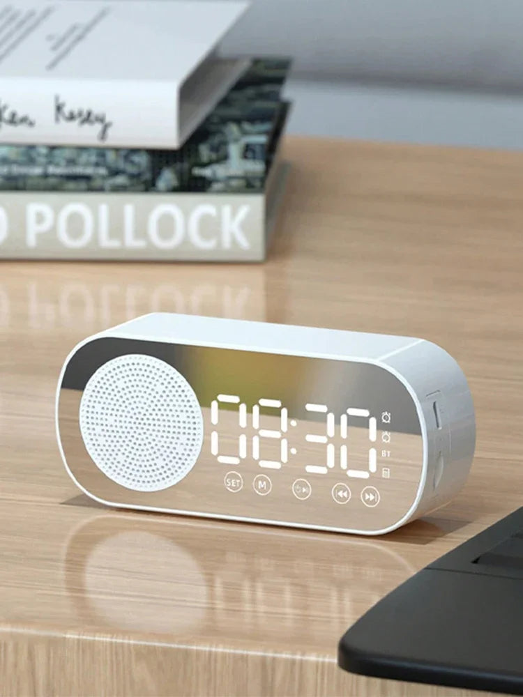 VIBE Wireless Bluetooth Speaker Smart Alarm Clock Subwoofer