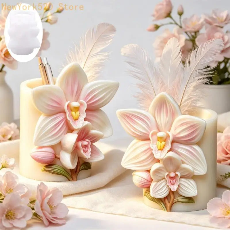 Flower Cup Silicone Mold for Soap Candle & Resin Pouring