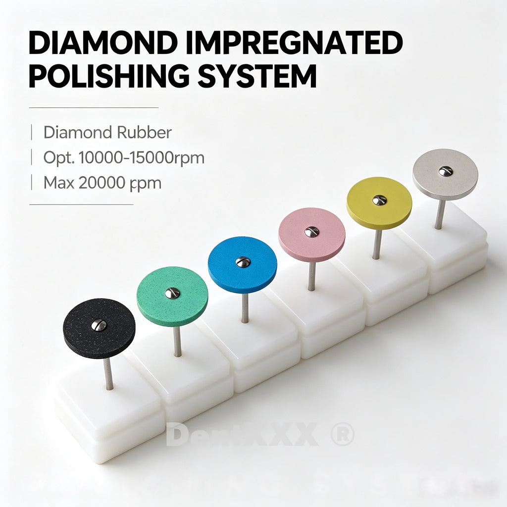 Rubber Diamond Polisher Wheel 26x2mm HP 2.35mm – 6 Grits
