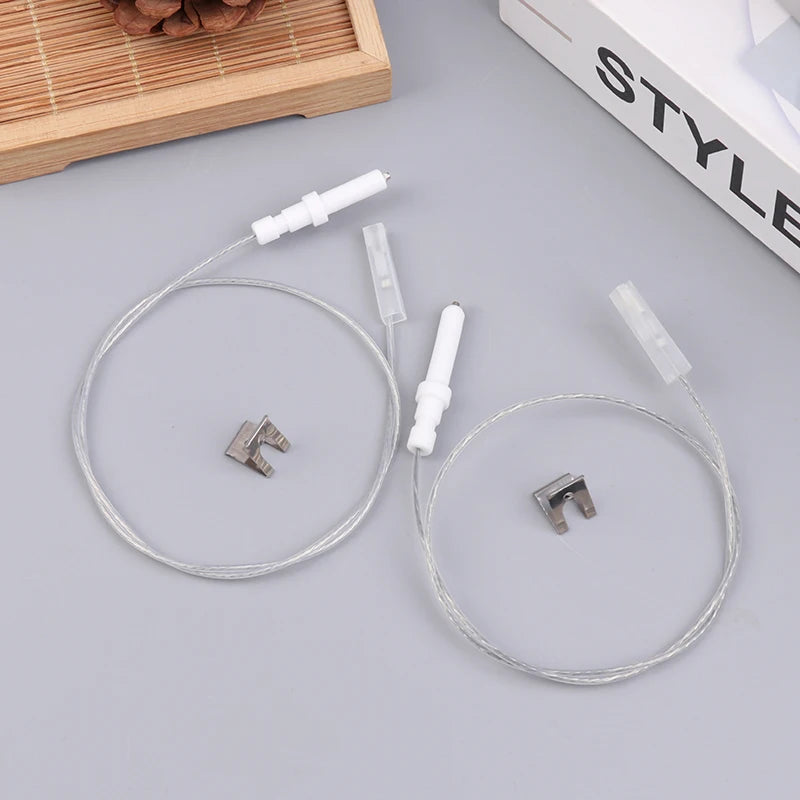 Gas Stove Igniter Electrode Spark Plug with Wire – 40mm Ceramic