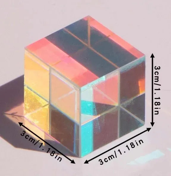 X-Cube Dichroic Crystal Prism – Trichroic Spectrum Glass Cube