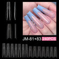 240Pcs Dual Form Nail Extension Molds – Clear UV Gel Tips