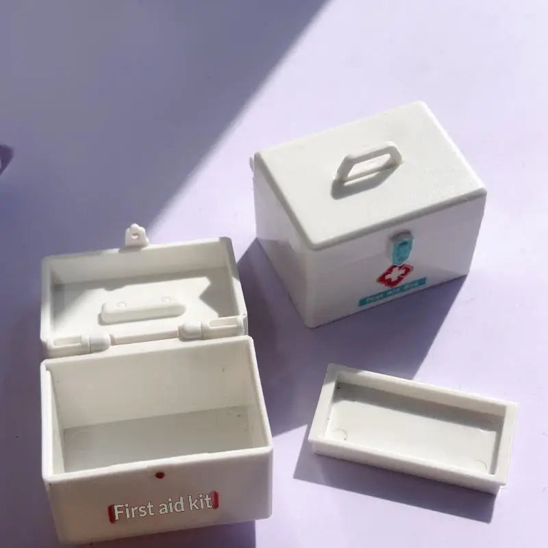 1:12 Dollhouse Miniature Medicine Box Emergency Case Model