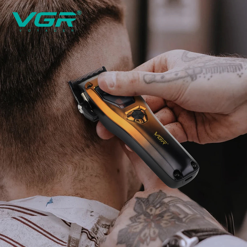 VGR V-668 Cordless Hair Clipper 11000 RPM | DLC Blades